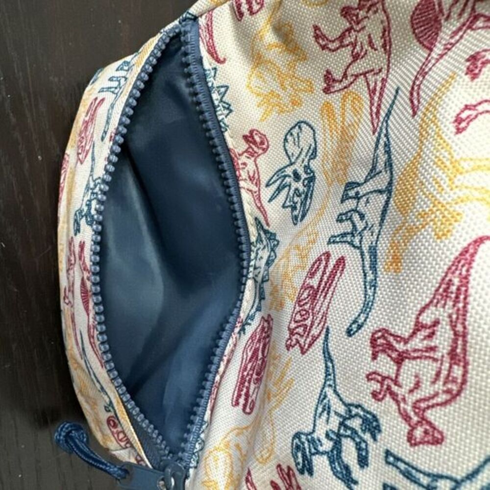 Target Brand Kids Dinosaur Backpack Small‎ Blue 11.5x8.5"x3.5" - Picture 8 of 16